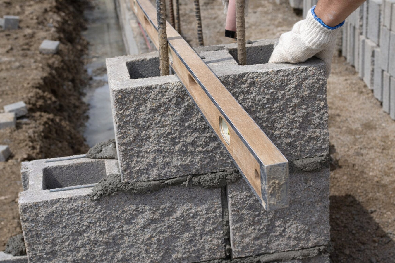 Foundation Block Wall Installation in Elk Grove, CA